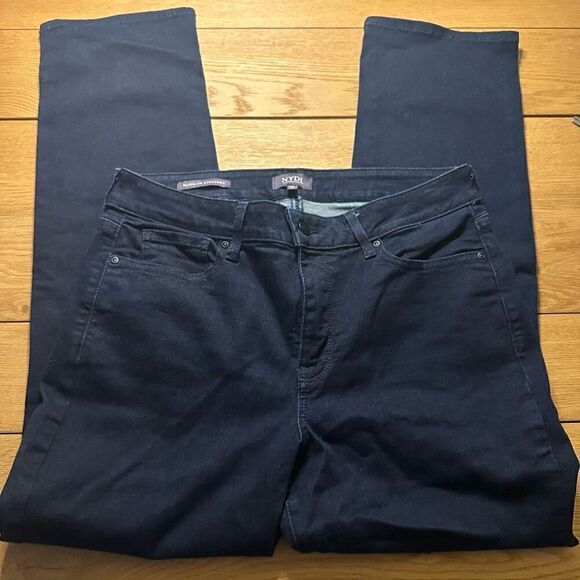 Nydj Marilyn straight jeans 12 - Picture 1 of 6